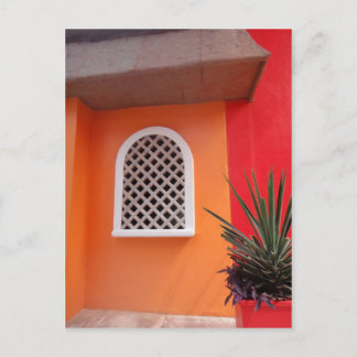 Postal Muro naranja México