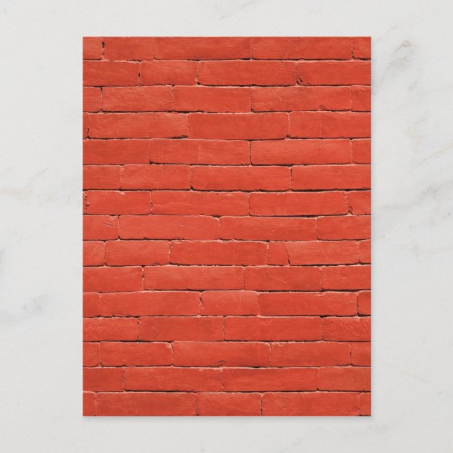 Postal Muro Naranja rojo (Anverso)