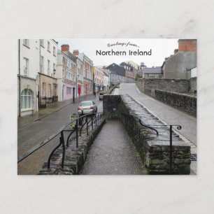 Postal Muros de Londonderry Irlanda del Norte