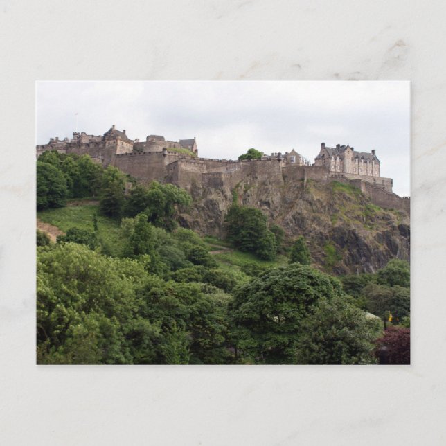 Postal muros del castillo de edinburgh (Anverso)