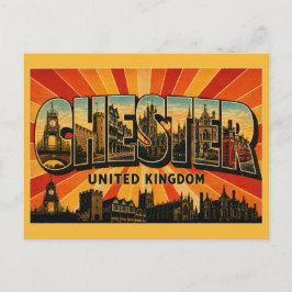 Postal Muros romanos y zoo de Chester Inglaterra