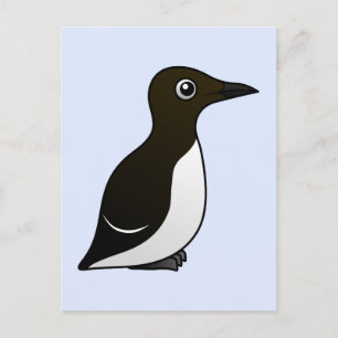 Postal Murre común (de pie)