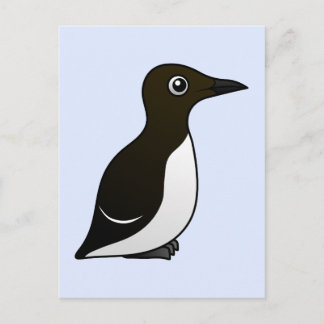 Postal Murre común (de pie)