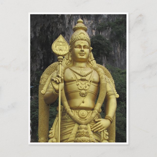 Postal murugan cuevas de batu (Anverso)