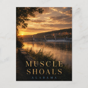 Postal Muscle Shoals Alabama Wilson Dam REALMS