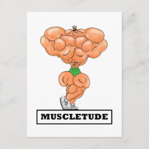 Postal MUSCLETUDE,Postcard