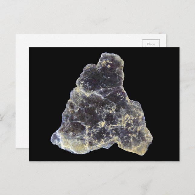 Postal Muscovite Mica Mineral Rock Nature Photography vb (Anverso / Reverso)