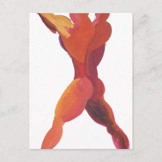 Postal Muscular hacia atrás