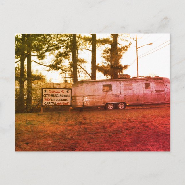 Postal Músculo Shoals Post Card - apariencia retro (Anverso)