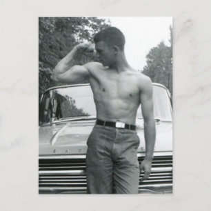 Postal Músculo Vintage