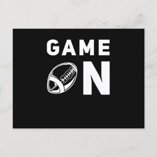 Postal Músculos del atleta del deporte de fútbol american