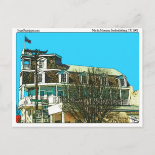 Postal Museo Admiral Nimitz, Fredericksburg, TX