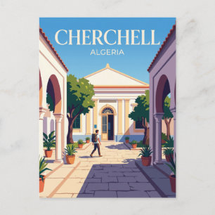 Postal Museo Arqueológico, Cherchell Argelia