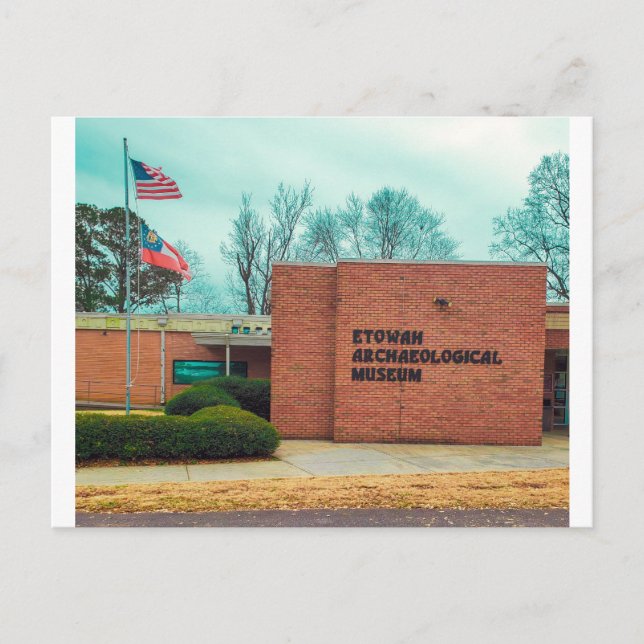 Postal Museo Arqueológico Etowah (Anverso)