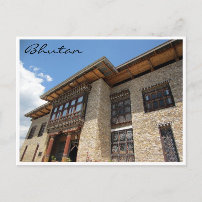Postal museo bhutan nuevo (Anverso)