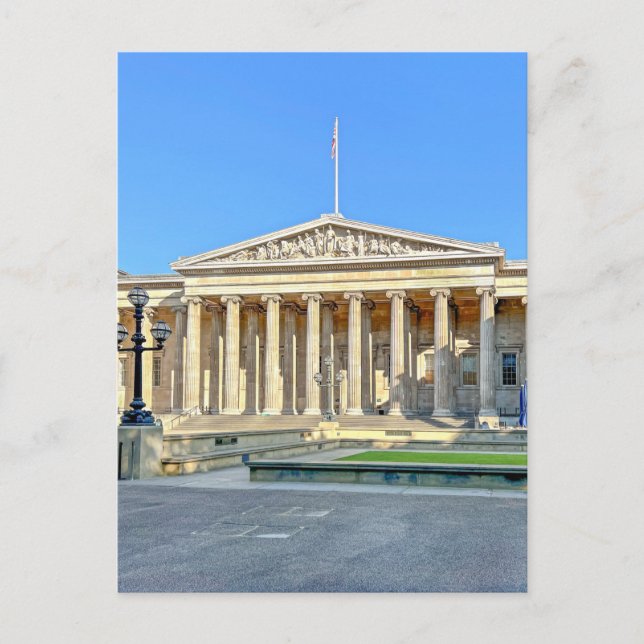 Postal Museo Británico, Bloomsbury, London UK Postcard (Anverso)