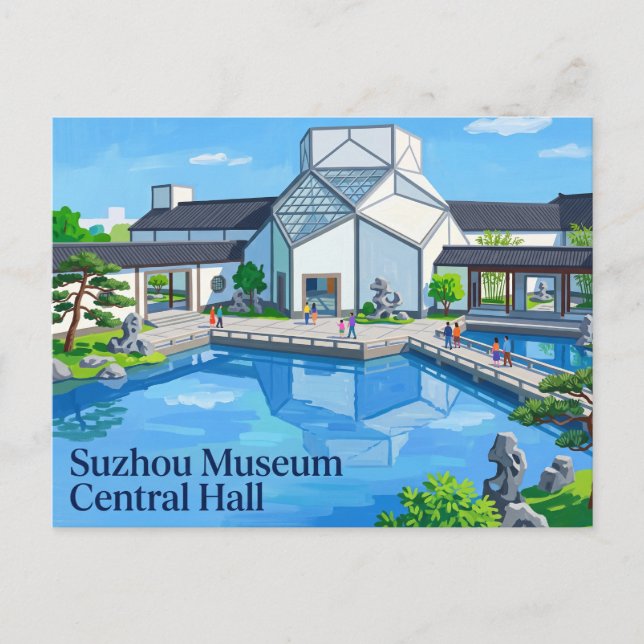 Postal Museo Central de Suzhou China (Anverso)