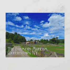 Postal Museo de agricultores Cooperstown Postcard de Nuev