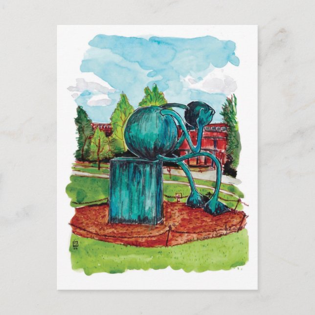 Postal Museo de Arte de Delaware (Anverso)