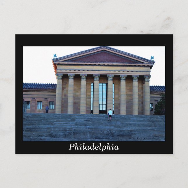 Postal Museo de Arte de Filadelfia Postcard (Anverso)
