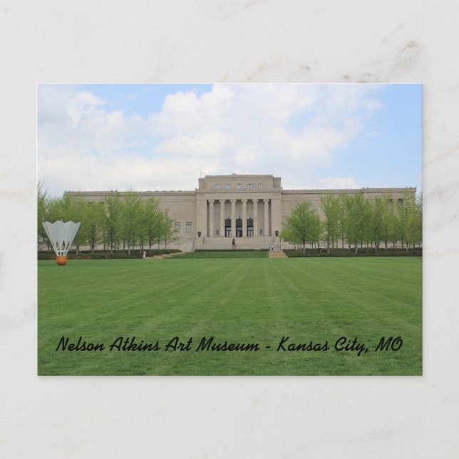 Postal Museo de arte de Nelson Atkins (Anverso)