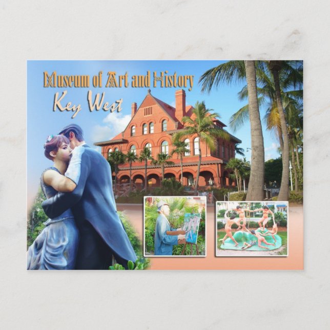 Postal Museo de Arte e Historia Key West, Key West, FL (Anverso)