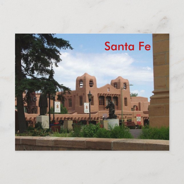Postal Museo de Arte Indio del Instituto Americano (Anverso)