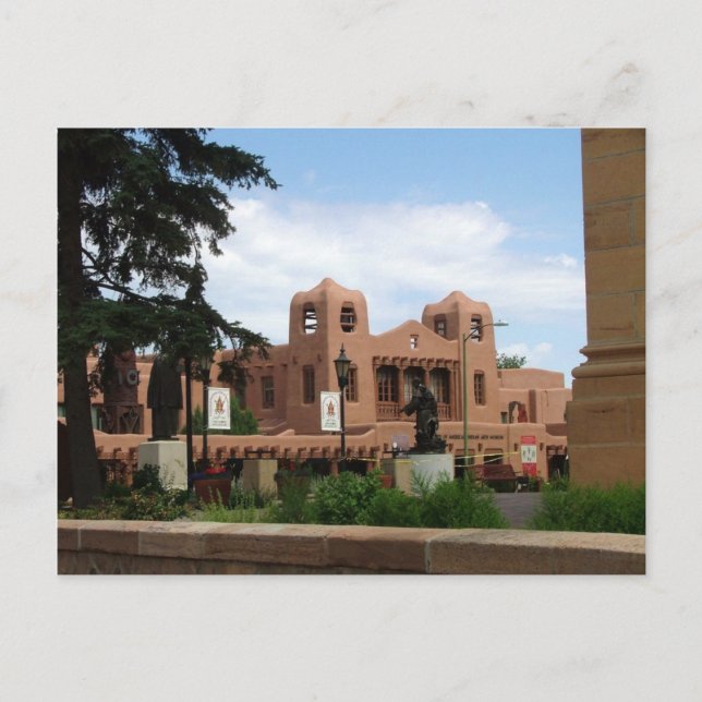 Postal Museo de Arte Indio del Instituto Americano (Anverso)