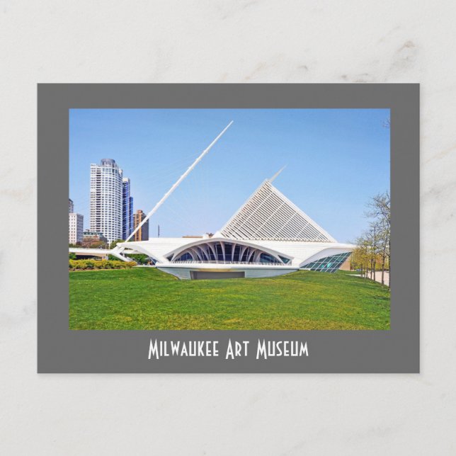 Postal Museo de Arte Milwaukee (Anverso)