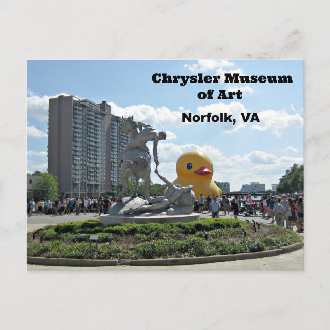Postal Museo de Arte, Norfolk, Virginia (Anverso)