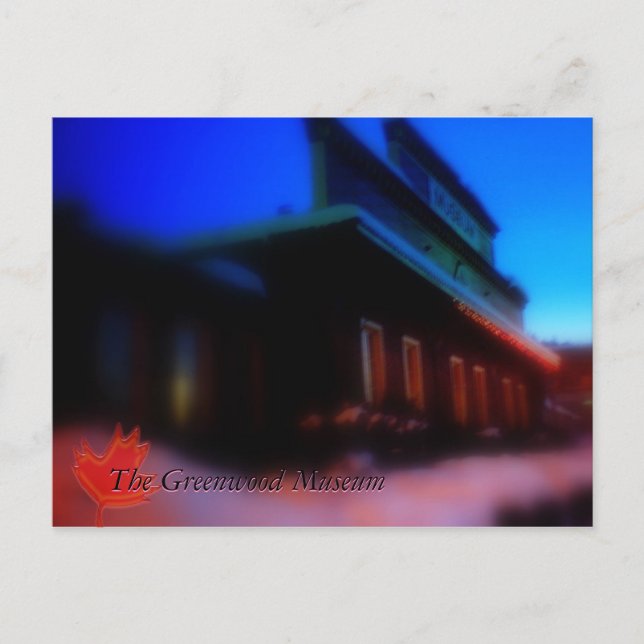 Postal Museo de Greenwood (Anverso)