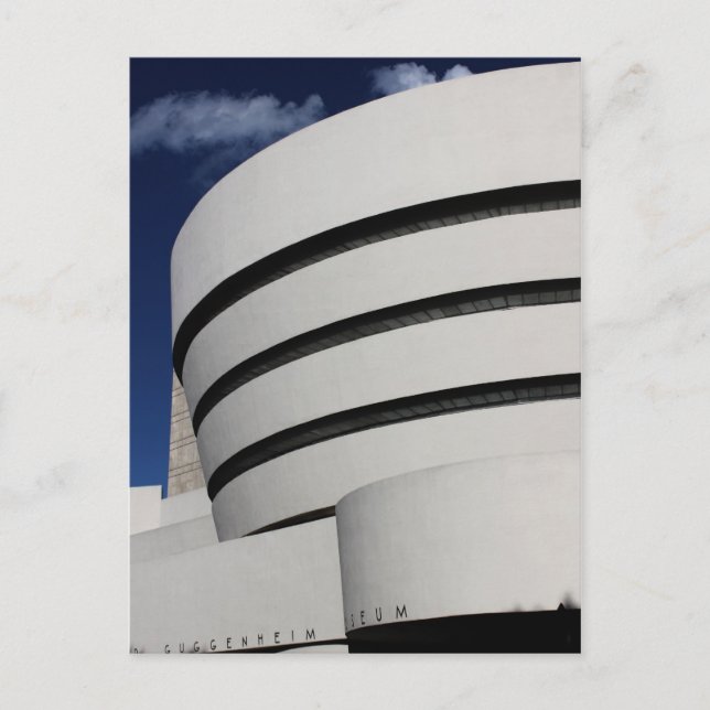 Postal Museo de Guggenheim en New York City (Anverso)