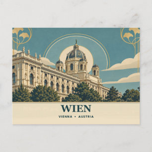 Postal Museo de Historia Natural de la Secesión de Viena