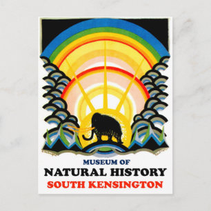 Postal Museo de Historia Natural, South Kensington