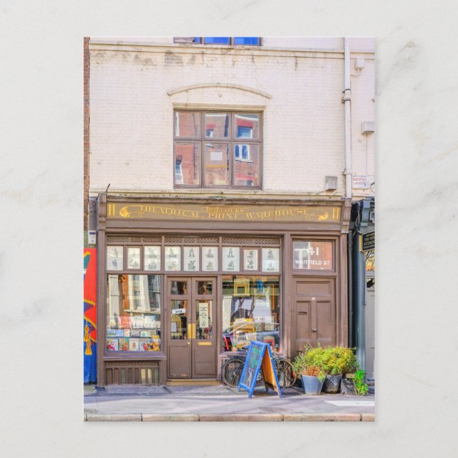 Postal Museo de juguetes, Fitzrovia Londres Reino Unido (Anverso)