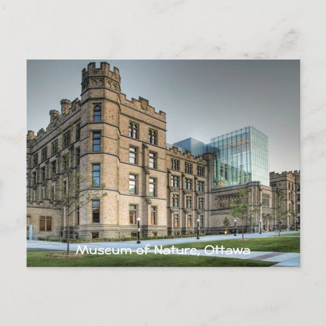 Postal Museo de la Naturaleza, Ottawa. (Anverso)