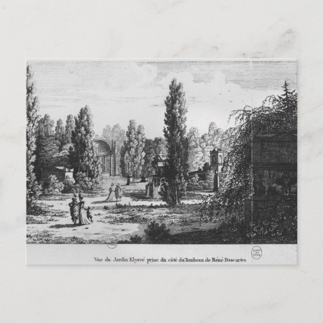 Postal Museo de los Monumentos Franceses, París (Anverso)