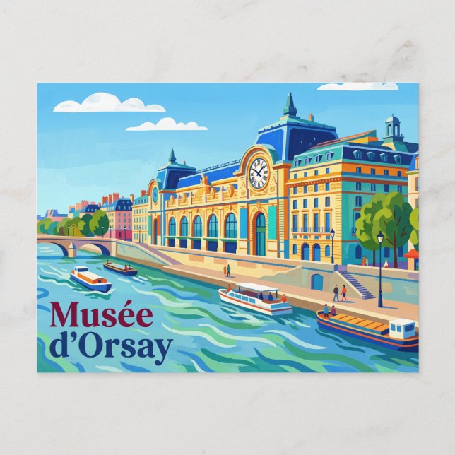 Postal Museo de Orsay Francia (Anverso)
