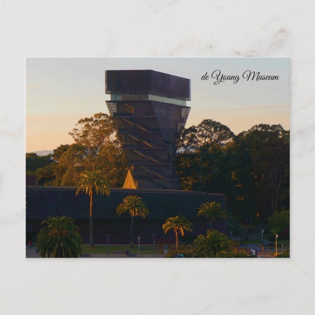 Postal Museo de San Francisco de Young (Anverso)