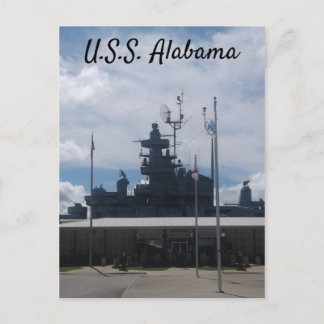 Postal Museo del Batallero USS Alabama - Móvil, AL