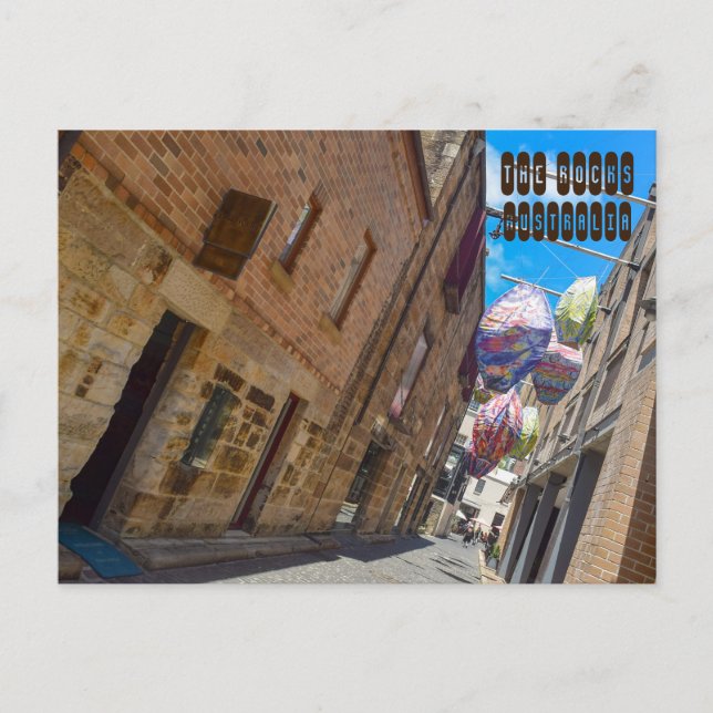 Postal Museo del descubrimiento de rocas en Sydney Austra (Anverso)