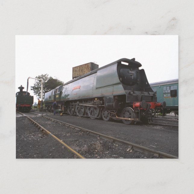 Postal Museo del Ferrocarril de Somerset Occidental, Isla (Anverso)