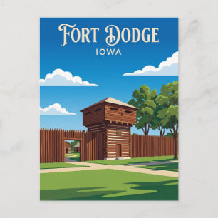 Postal Museo del Fuerte y Pueblo de la Frontera USA