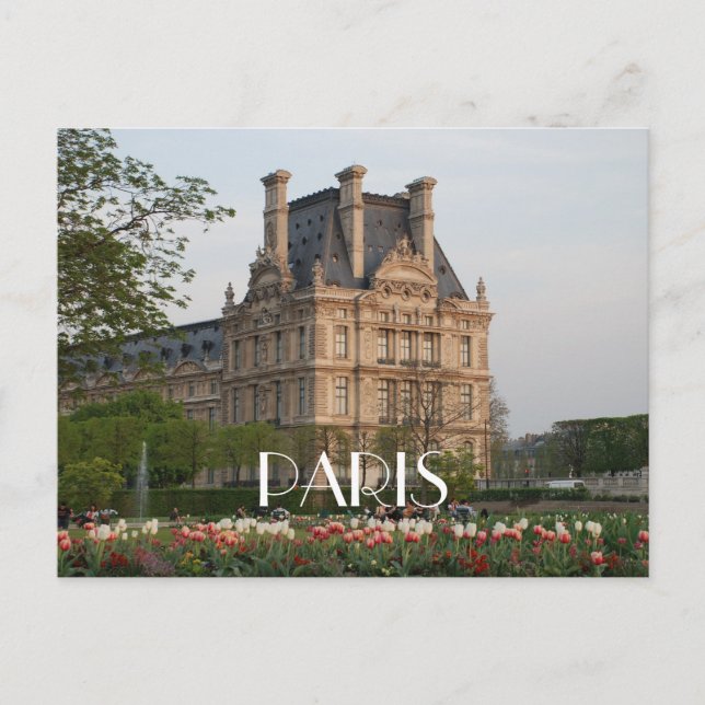 Postal Museo del Louvre (Anverso)