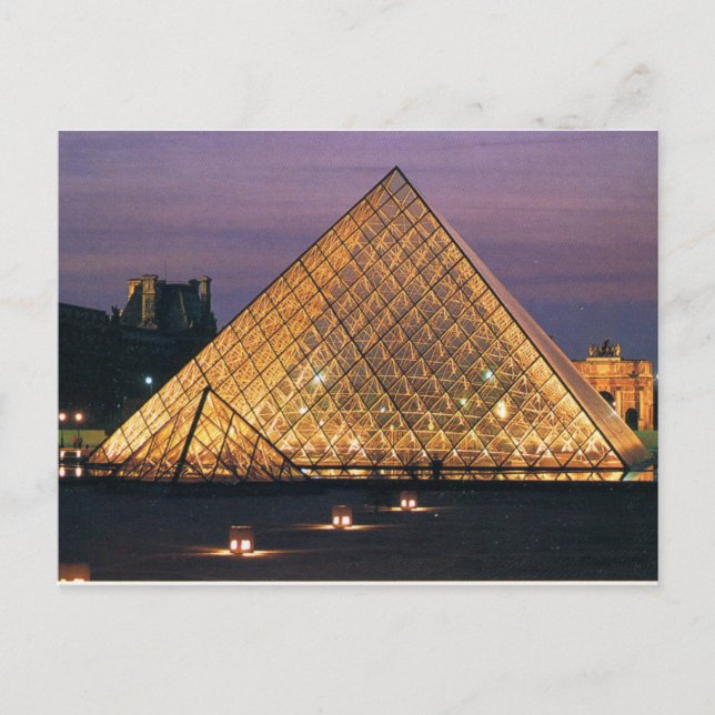 Postal Museo del Louvre (Anverso)