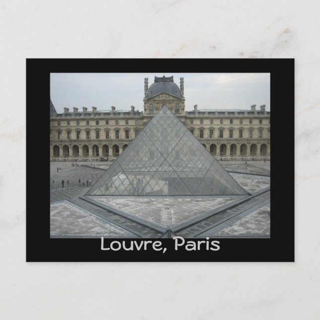 Postal Museo del Louvre (Anverso)