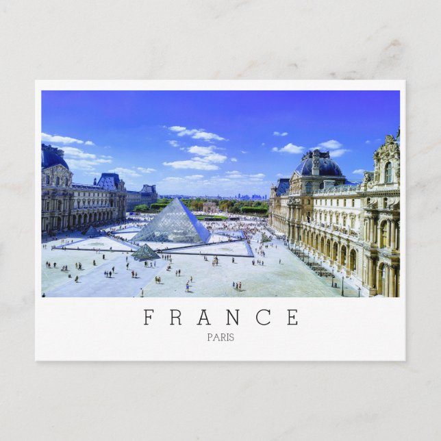 Postal Museo del Louvre, París, Francia Postcard (Anverso)