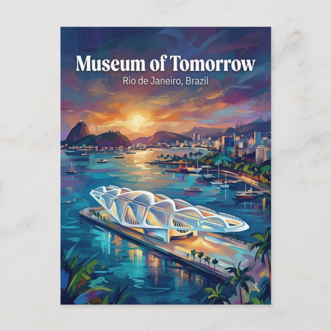 Postal Museo del Mañana Brasil (Anverso)