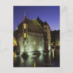 Postal Museo del Palais de l'Isle en Annecy, Francia 2