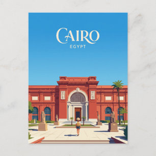 Postal Museo Egipcio Egipto